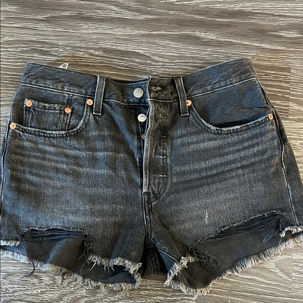 Levi's Dark Gray Jean Shorts